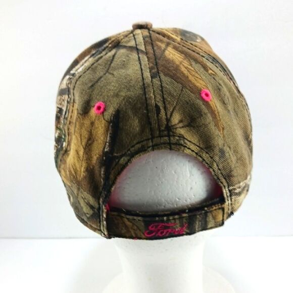 Ford Women’s Trucker Hat Cap/Hat Mesh Front Logo Camouflage Outdoor Hook & Loop - Picture 6 of 8
